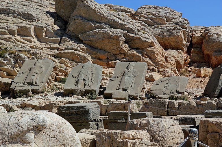 Reliefs of the Persian ancestors, west terrace, not in original order